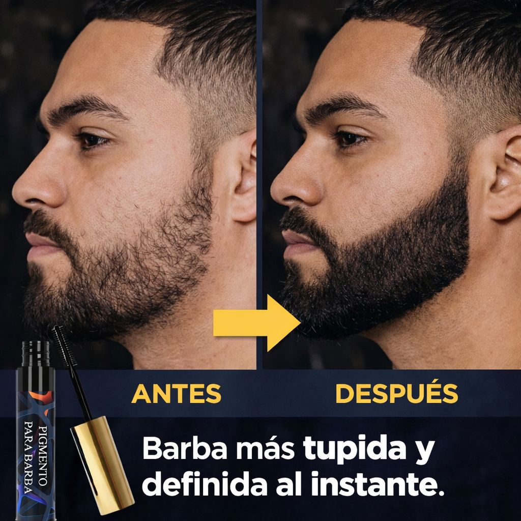 Pigmento negro para barba 6g